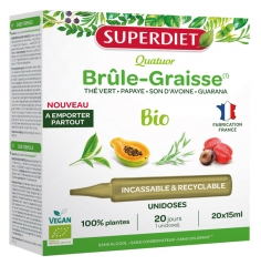 Superdiet Quatuor Queimador de Gordura Bio 20 Doses Individuais