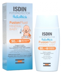 Isdin Pediatria Fusion Fluid Mineralny dla Dzieci SPF50 50 ml