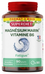 Superdiet Magnésium Marin + Vitamine B6 90 Comprimés