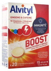 Alvityl Boost Ginseng et Caféine 20 Comprimés Effervescents