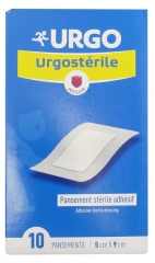 Urgo Urgost&eacute;rile Pensos Est&eacute;reis Adesivos 5 x 9 cm 10 Pensos