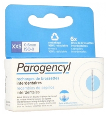 Parogencyl Recharges de 6 Têtes de Brossettes Interdentaires