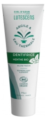 Lutescens Clay & Thermal Water Mint Toothpaste Organic 75ml
