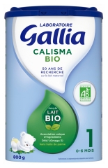 Gallia Calisma 1st Age 0-6 Months Organic 800 g