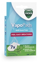 Vicks VapoPads 7 Wkładów o Zapachu Mentolu