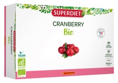 Superdiet Cranberry Organic 20 Phials