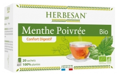 Herbesan Infusión de Menta Ecológica 20 Bolsitas