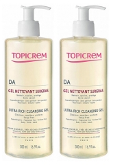 Topicrem DA Rückfettendes Reinigendes Gel Packung von 2 x 500 ml