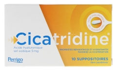 HRA Pharma Cicatridine Acide Hyaluronique 10 Suppositoires