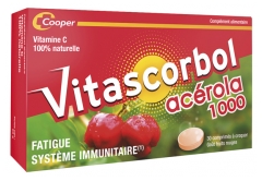 Vitascorbol Acerola 1000 30 Tablets to Crunch