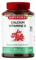 Superdiet Calcium + Vitamine D 150 Gélules
