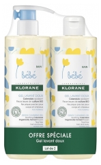 Klorane B&eacute;b&eacute; Gentle Cleansing Gel Set van 2 x 500 ml