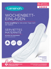 Serviettes Maternité 0-2 Semaines 10 Serviettes