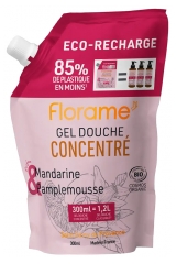Florame Konzentriertes Duschgel Mandarine und Grapefruit Eco-Recharge Bio 300 ml