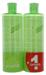 Noreva Actipur Mizellen Reinigungswasser 2 x 400 ml Packung, Davon 400 ml Geschenkt