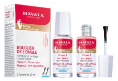 Mavala Bouclier de L'Ongle Renforce et Protège L'Ongle Fragile 2 x 10 ml