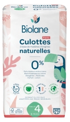 Biolane Culottes Naturelles 42 Culottes Taille 4 (8-15 kg)