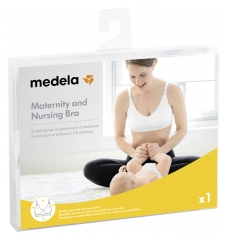 Medela Reggiseno per Gravidanza e Allattamento Nero