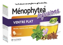 Nutreov Menophytea Platte Buik Infusie Biologisch 20 Zakjes
