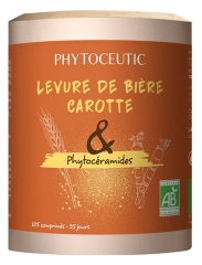 Phytoceutic Levadura de Cerveza Ecológica Zanahoria y Fitoceramidas 105 Comprimidos