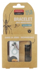 Manouka Kameleo Bracelet Anti-Moustiques + Recharge 6 ml