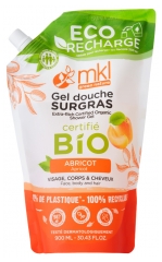 MKL Green Nature Gel Douche Surgras Abricot Éco-Recharge Bio 900 ml