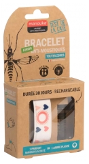 Manouka Junior Mosquito Repellent Bracelet + Refill 6 ml