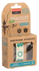 Manouka bracelet anti moustiques rechargeable - Enfant et adulte