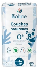 Biolane Couches Naturelles 40 Couches Taille 5 (11-25 Kg)