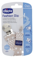 Chicco Ribbon Soother-Clipper 2-in-1 0 Month and +