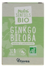 Vitavea Nutri'SENTIELS BIO Ginkgo Biloba Organic 30 Capsules