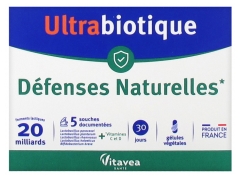 Vitavea Ultrabiotique Natural Defenses 30 Vegetable Capsules