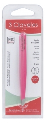 Pensetă cu v&acirc;rf oblic 3 Claveles Culoare 9 cm