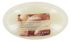 Melvita Extra-Rich Soap Argan and Coconut Oil Fragrance Free Organic 150g