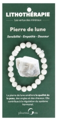 PharmaGem Pulsera Litoterapia Piedra de Luna 8 mm
