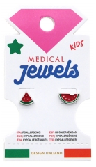 Medical Jewels Orecchini Ipoallergenici per Bambini Anguria