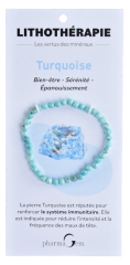 PharmaGem Lithothérapie Bracelet Turquoise 4 mm