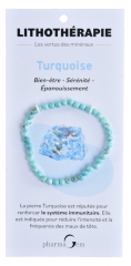 PharmaGem Litoterapia Pulsera Turquesa 4 mm