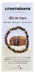 PharmaGem Litoterapia Ojo de Tigre Pulsera 6 mm