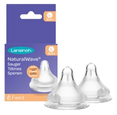 Lansinoh Natural Wave 6m+ 2 Teats