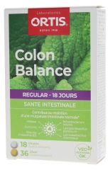 Ortis Colon Balance Regular 18 Comprimés Matin + 36 Comprimés Soir