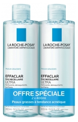 La Roche-Posay Effaclar Ultra Micellar Water 2 x 400ml