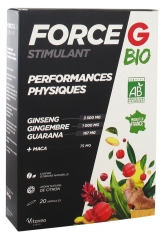 Vitavea Force G Stimulant Performances Physiques Bio 20 Ampoules