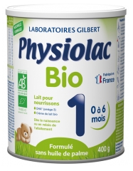 Physiolac Organic 1 0 do 6 Miesięcy 400 g
