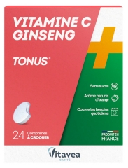 Vitavea Vitamine C Ginseng 24 Comprimés à Croquer