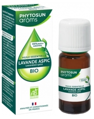Phytosun Arôms Olio Essenziale di Lavanda Aspic (Lavandula Spica) Biologico 10 ml