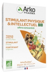 Arkopharma Arkofluides Physisches und Intellektueles Bio-Stimulans 20 Ampullen