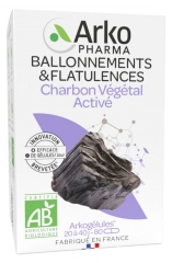 Arkopharma Arkog&eacute;lules Cărbune Vegetal Activat Bio 80 Capsule