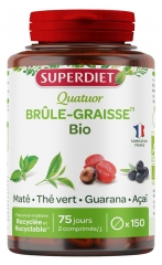 Superdiet Quatuor Maté Brûle-Graisse Bio 150 Comprimés