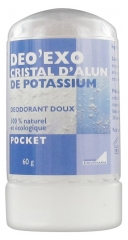 Exopharm Deo'Exo Cristal d'Alun de Potassium Pocket 60 g